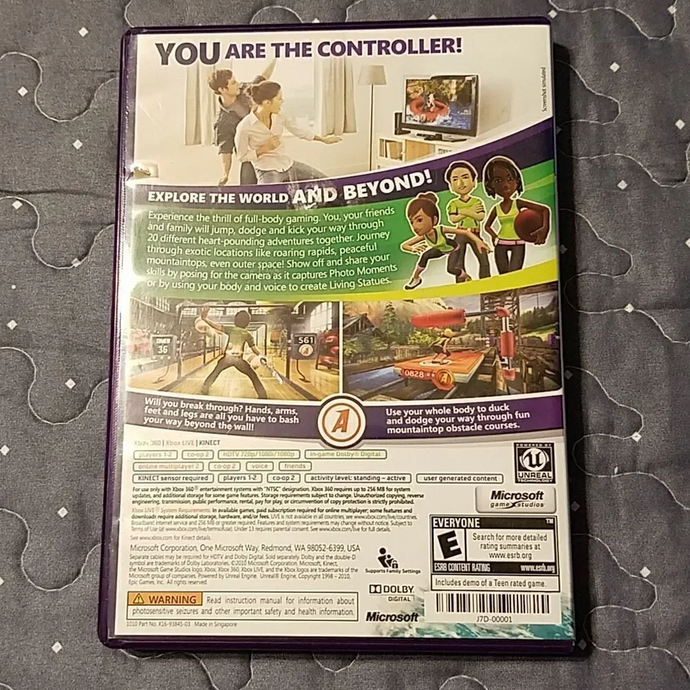 Xbox 360 Kinect Adventures video game